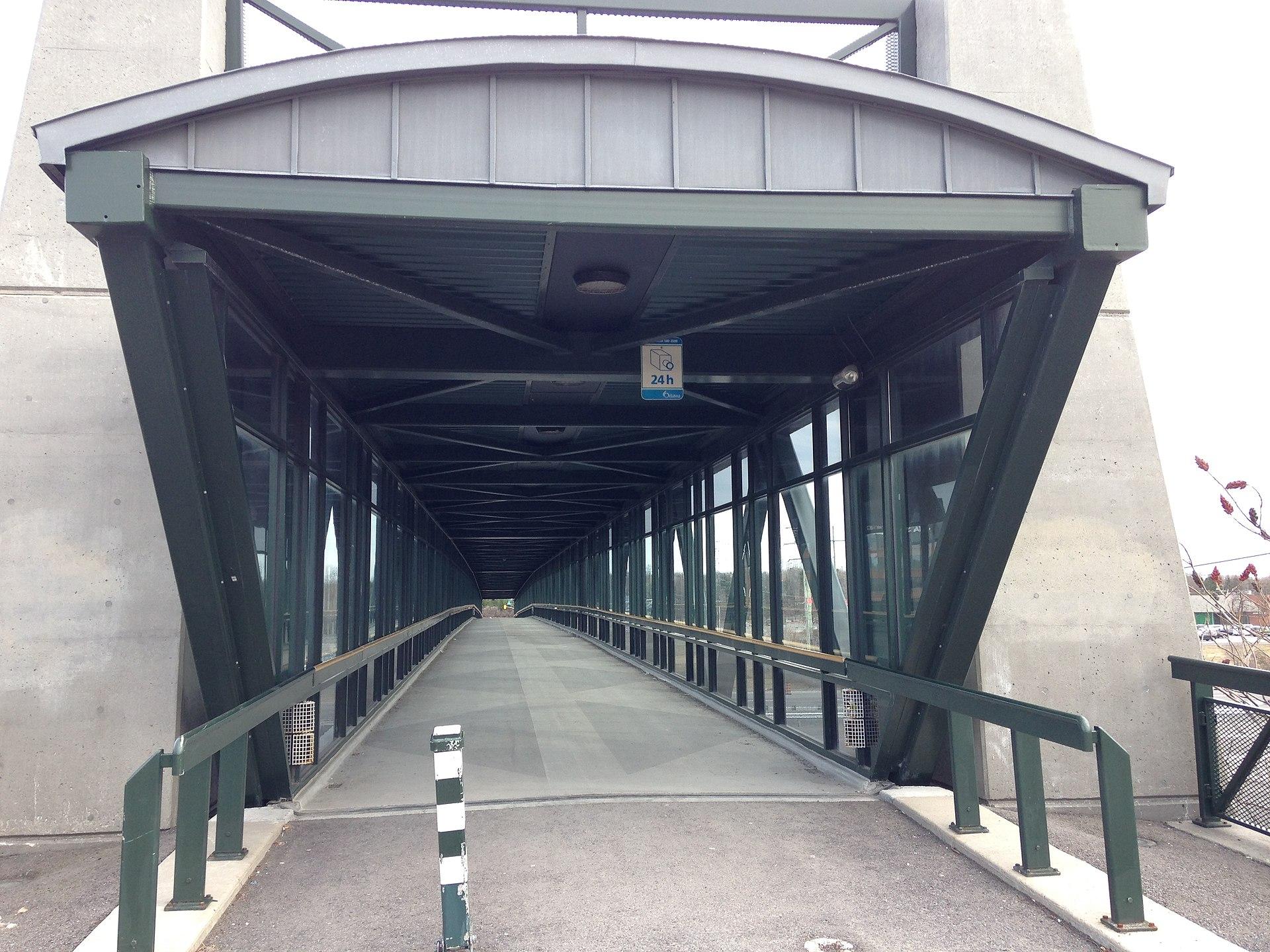 Pedestrian bridge in Kanata, Ottawa