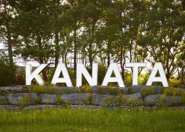 Welcome to Kanata sign in Ottawa
