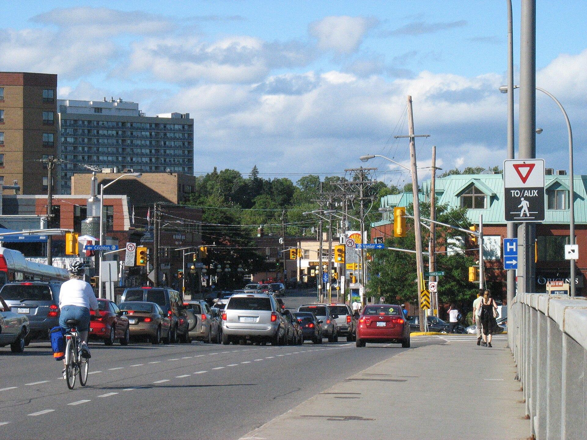 Beechwood Avenue near Vanier, Ottawa